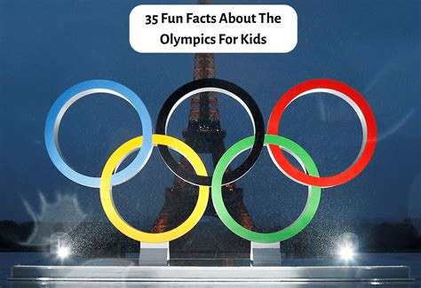 35 Fun Facts About The Olympics For Kids - Teaching Expertise