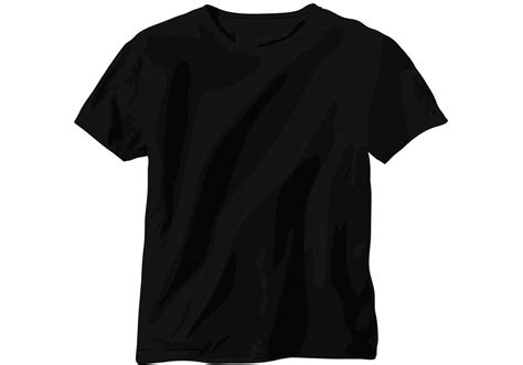 Vector de la camiseta: Camisa negra