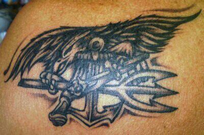 Navy seal trident tatt | Navy seal tattoos, Military tattoos, Tattoos