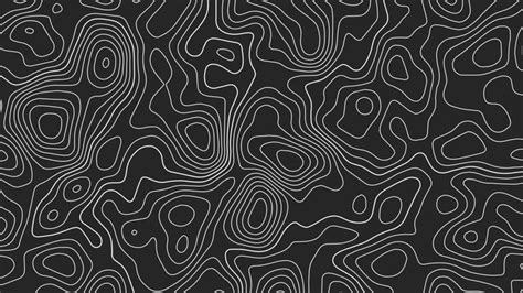 Download Abstract Topographic Contour Line Pattern Map