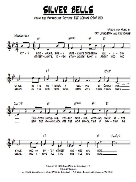 Silver Bells | Sheet Music Direct