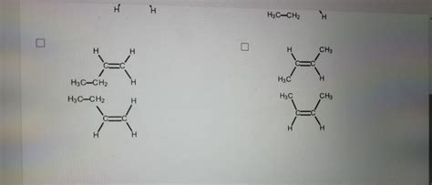 Solved Geometric isomers occur in some alkenes. These | Chegg.com