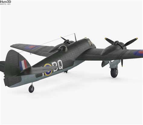 Bristol Beaufighter 3D model - Aircraft on Hum3D