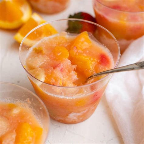 Slushy Frozen Fruit Cups Recipe | YellowBlissRoad.com