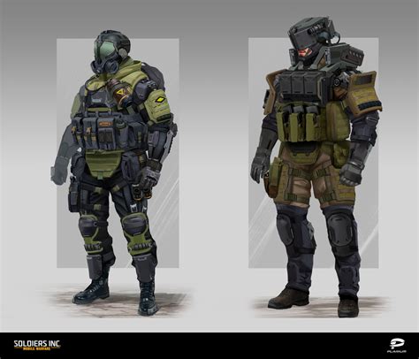 ArtStation - Soldiers Inc. Characters Concept art 2