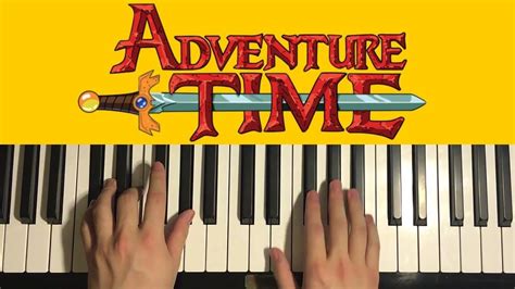 HOW TO PLAY - Adventure Time - Theme Song (Piano Tutorial Lesson) | Adventure time theme song ...