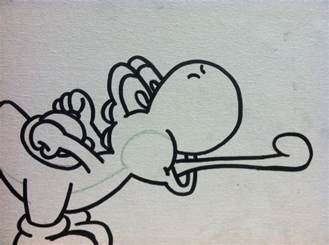 Yoshi Outline by sampson1721 on deviantART