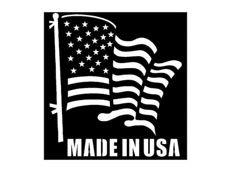 Flag Made in USA dxf File Free Download - 3axis.co