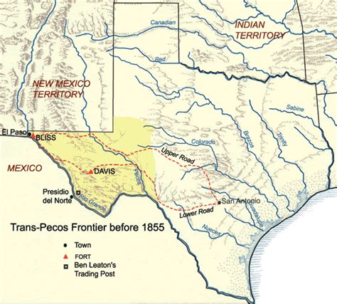 pecospre1855-lg.gif (666×600) | Fort, Frontier, Map