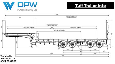 Truck & Quad-Axle Drop Deck Trailer | DPW Plant Hire | DPW Plant Hire