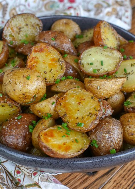 Rosemary Roasted Potatoes - Barefeet in the Kitchen