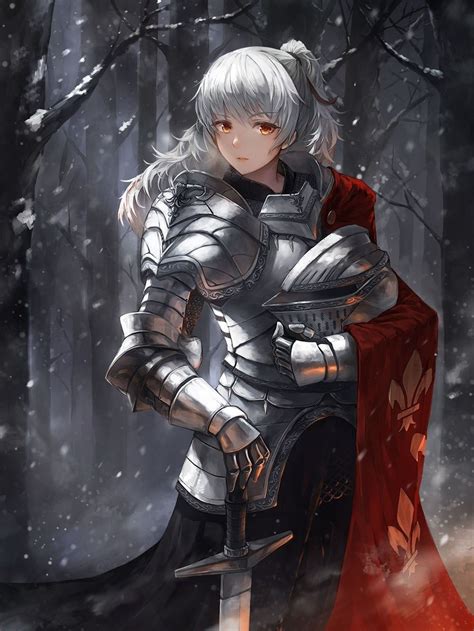 Pin on Аниме ^~^ | Anime warrior, Anime knight, Female knight