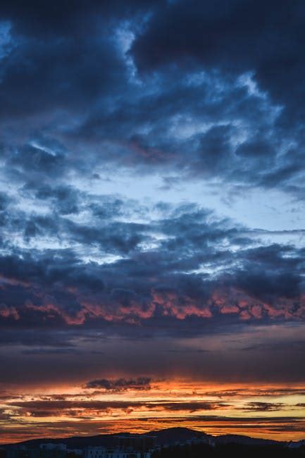 Gray Clouds during Sunset · Free Stock Photo