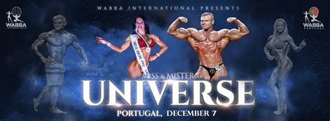 Mr/Ms Universe 2020 - Estoril (PORTUGAL), Dec 7th/8th 2020 - Wabba International