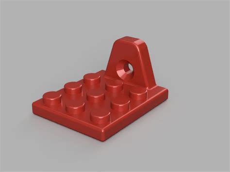 Collection of LEGO display shelf for Skadis by ORM | Download free STL model | Printables.com