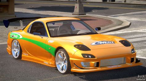 Mazda RX-7 Custom V1.0 PJ for GTA 4