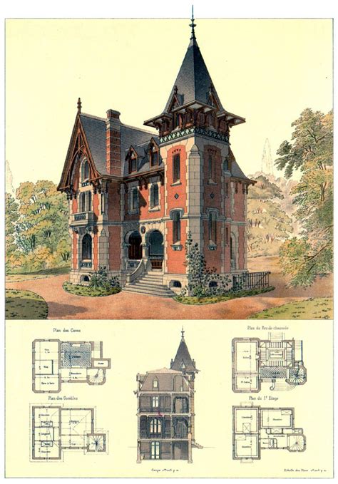 Victorian architecture | Victorian house plans, House architecture ...