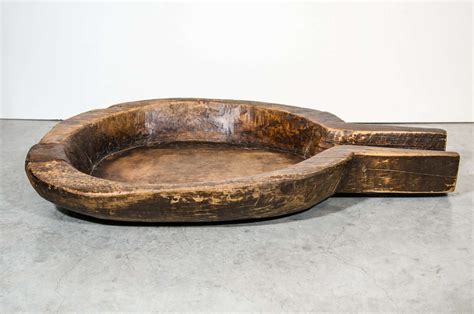 Large Rustic Antique Wood Tray For Sale at 1stDibs