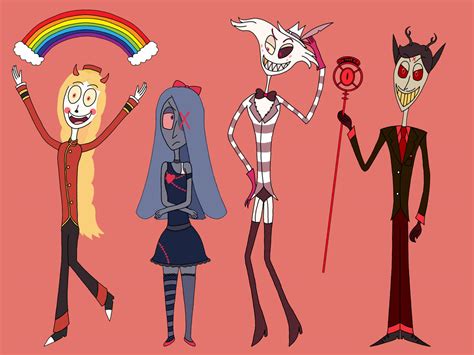 Hazbin Hotel Characters Redesign Lineup by TimBurton01 on DeviantArt