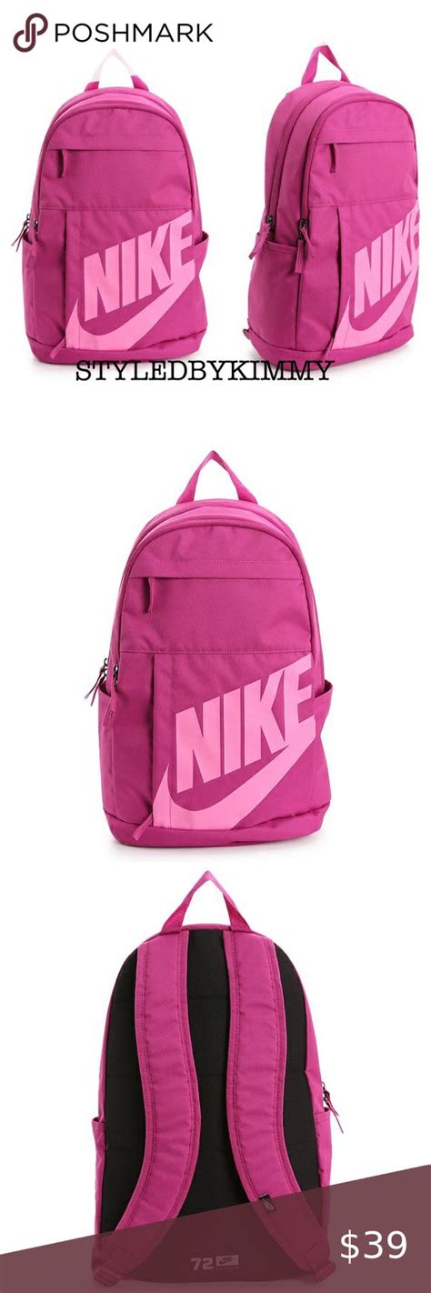 🌸 NIKE Trendy Backpack Schoolbag Bag NWT PINK in 2021 | Trendy ...