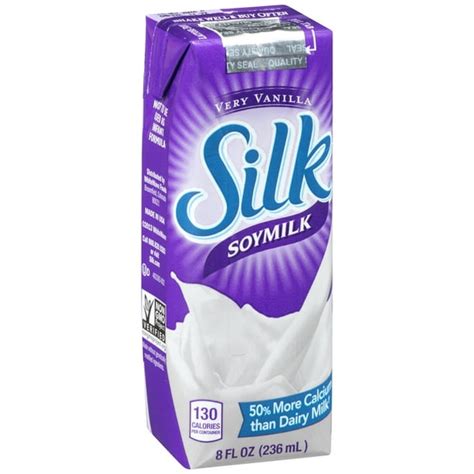 (12 Pack) Silk Very Vanilla Soymilk, 8 fl oz - Walmart.com - Walmart.com