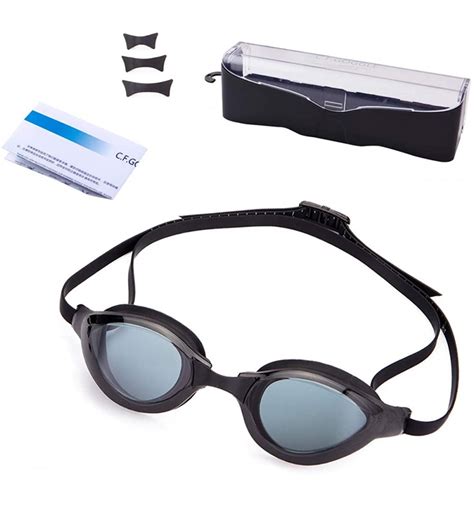 Swim Goggles- Anti Fog UV Protection Pool Goggles Triathlon Swim Goggles - Black - CA18SULDLWQ