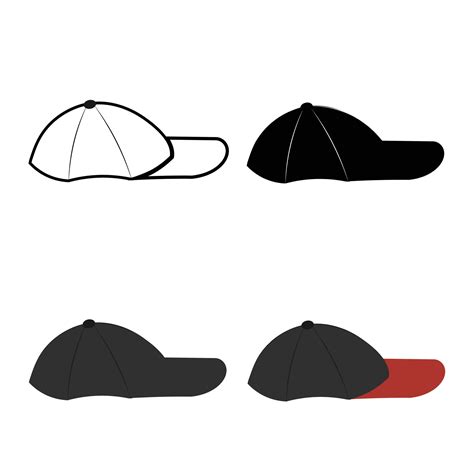 Abstract Cap Side View Silhouette Illustration 25839270 Vector Art at Vecteezy