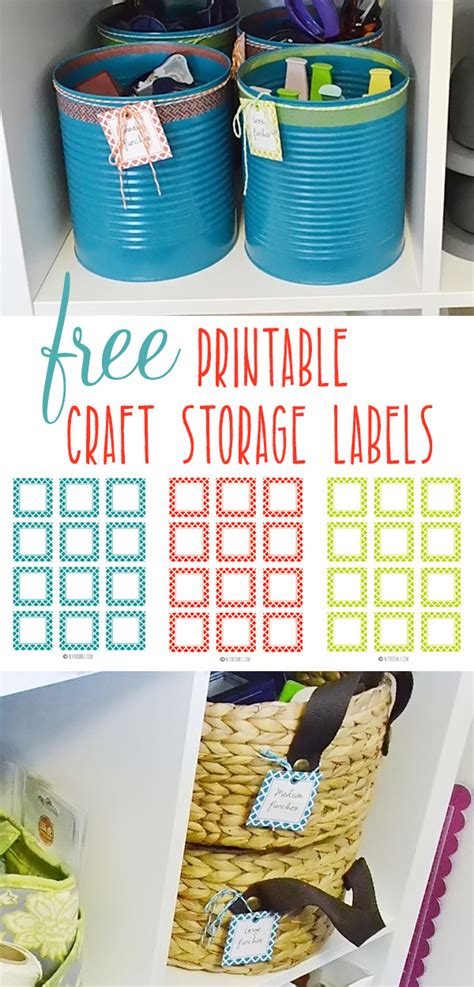 Aly Dosdall: DIY craft storage labels: free printables