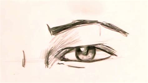 How to Draw the Male Eye (Step by Step) - YouTube