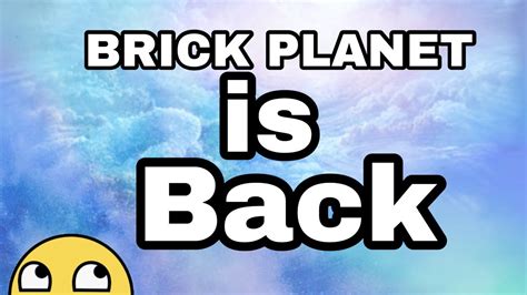 BRICK planet is back - YouTube