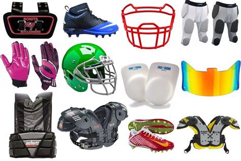 A List of American Football Protective Gear and Equipment | Football Protective Gear and ...