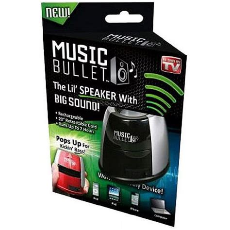 As Seen on TV Music Bullet - Mini Portable Speaker - Walmart.com