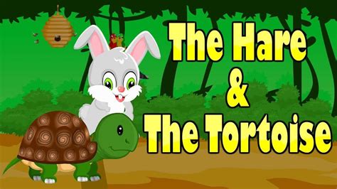 The Hare and the Tortoise | Short Moral Story | Rabbit and Turtle | Kid2... | Stories for kids ...