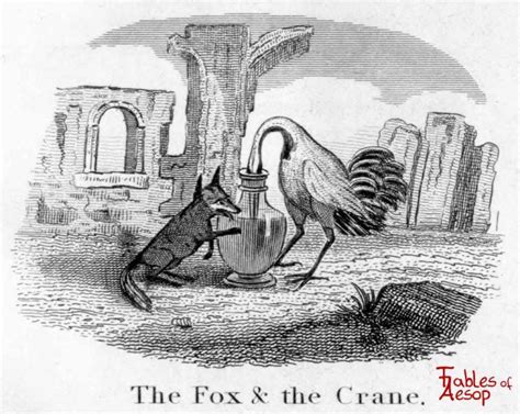 The Fox and The Stork - Fables of Aesop