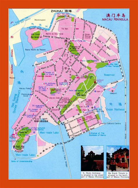 Road map of Macau | Maps of Macau | Maps of Asia | GIF map | Maps of the World in GIF format ...
