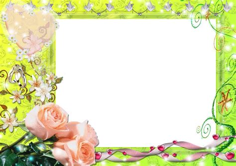 Frame decorated with flowers PPT Backgrounds | Frame, Background ...