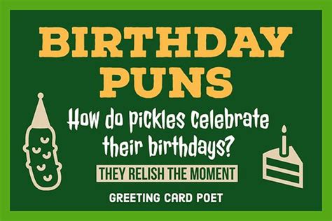 Birthday Puns and Memes That Take the Cake | Greeting Card Poet | Birthday jokes, Birthday puns ...