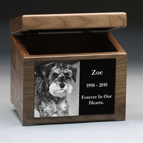 Wood Pet Urn, Pet Urns, Alder Wood, Memory Box, Plaque, Decorative ...