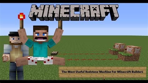 The Most Useful Redstone Machine For Minecraft Builders - YouTube