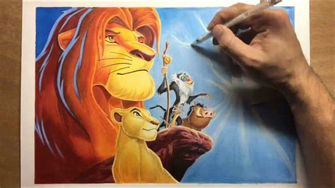 Lion King Pencil Drawing