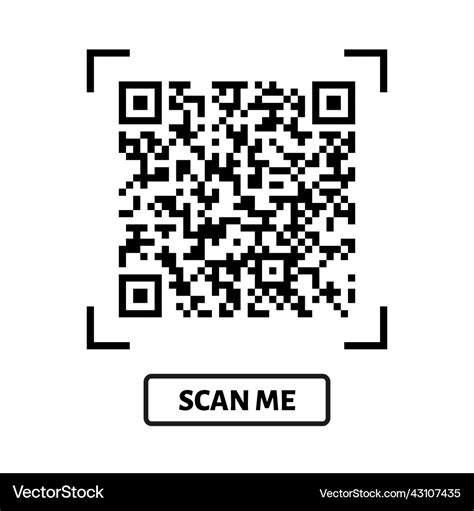 Scan Me Qr Code Design Qr Code For Payment Text Vecto - vrogue.co