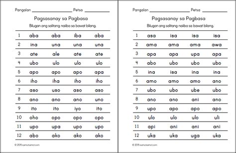 Printable Worksheets For Grade 4 Filipino - Walter Bunce's ...