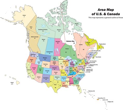 Outline Map Of United States And Canada