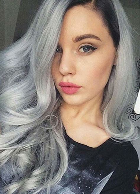 Gray hair color ideas 2019-2020 : Short+Long Hair Tutorial - Page 2 of 3