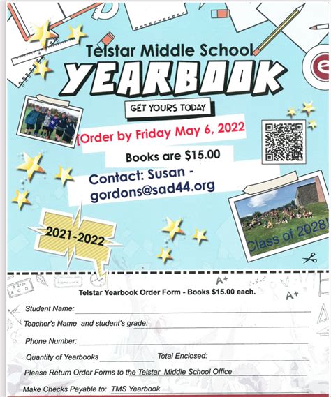 TMS Yearbooks On Sale | Telstar Middle School