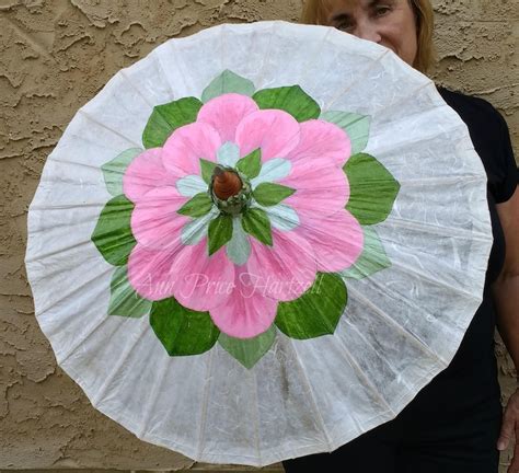 Parasol Pink Lotus Flower Parasol | Etsy