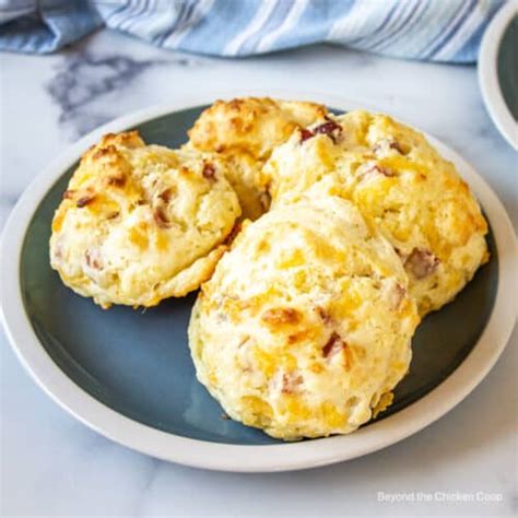 Ham and Cheese Biscuits - Beyond The Chicken Coop