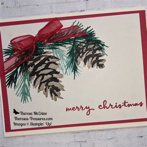 Stampin' Up!® #SimpleStamping Christmas Season Christmas Card - Theresa ...