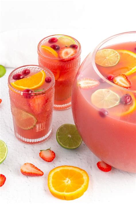 Fruit Punch Mocktail - The Mindful Mocktail