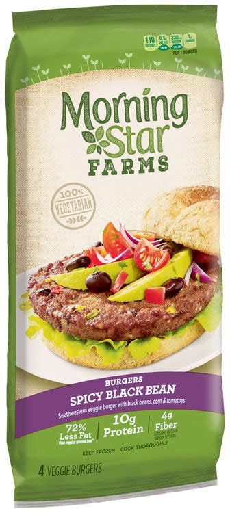 MorningStar Farms® Spicy Black Bean Burger Reviews 2019